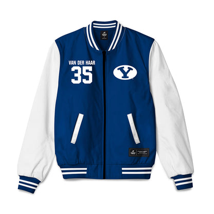BYU - NCAA Football : Samuel Van Der Haar - Bomber Jacket-0