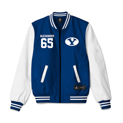 BYU - NCAA Football : Brigham Alexander - Bomber Jacket-0