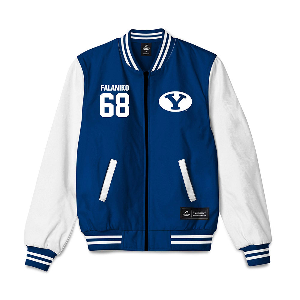 BYU - NCAA Football : Peter Falaniko - Bomber Jacket