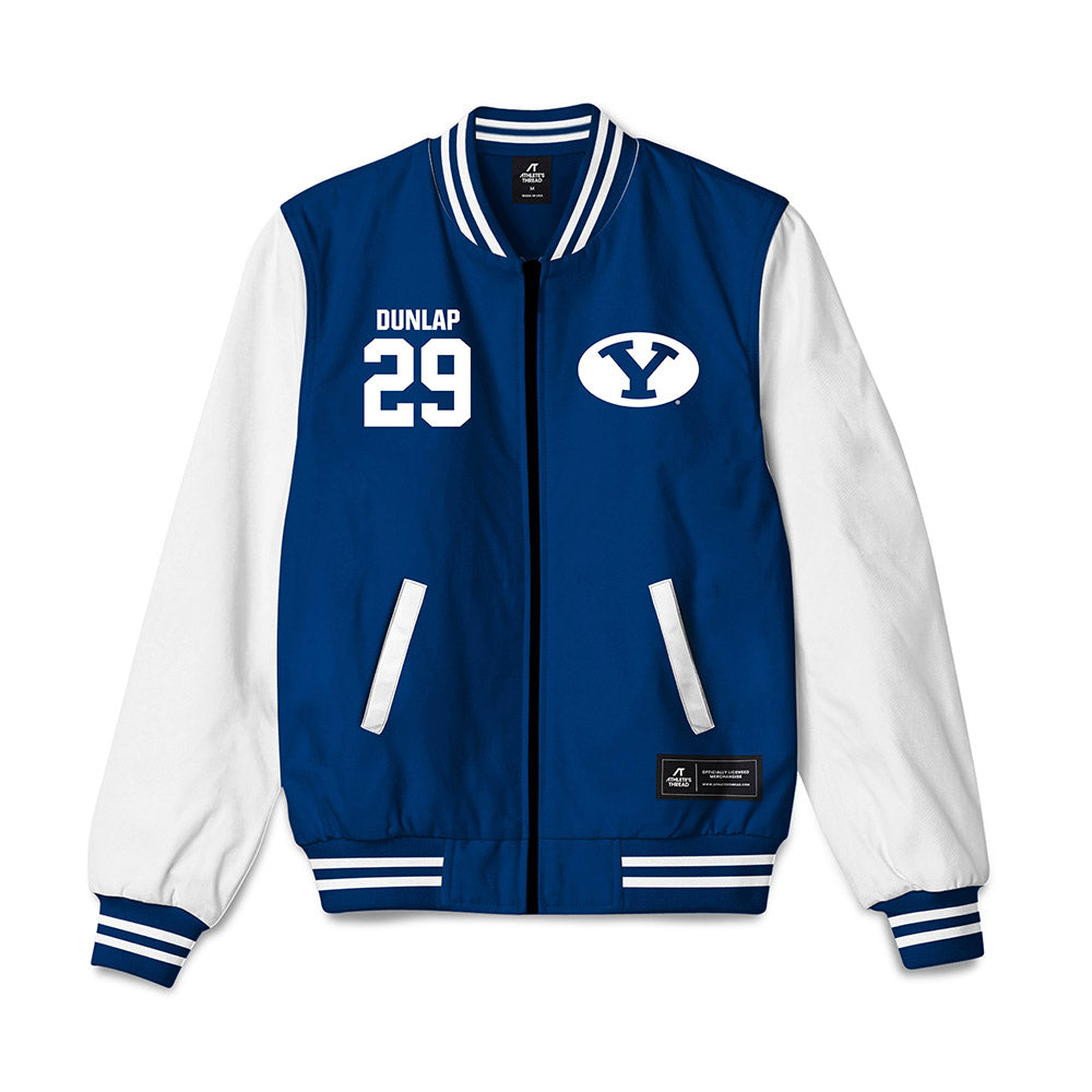 BYU - NCAA Football : Jayden Dunlap - Bomber Jacket-0