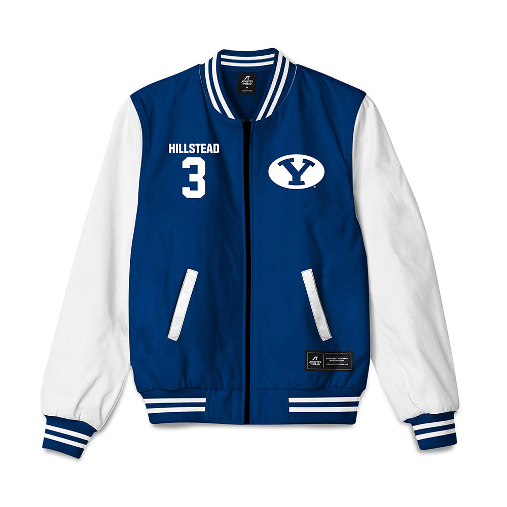 BYU - NCAA Football : McCae Hillstead - Bomber Jacket-0
