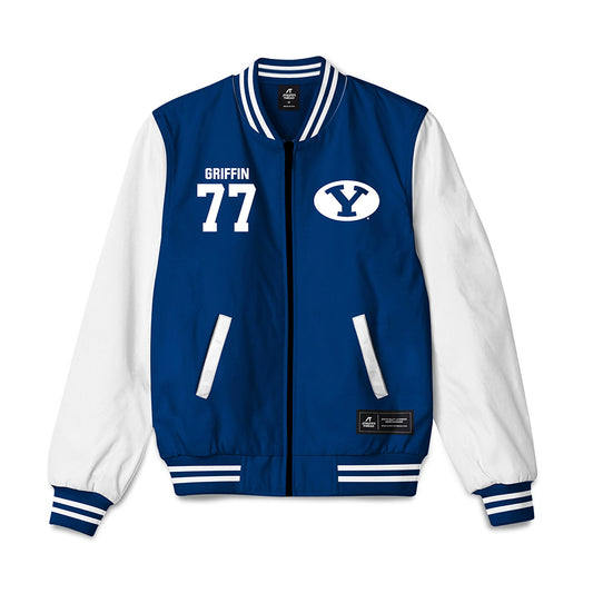 BYU - NCAA Football : Jake Griffin - Bomber Jacket-0