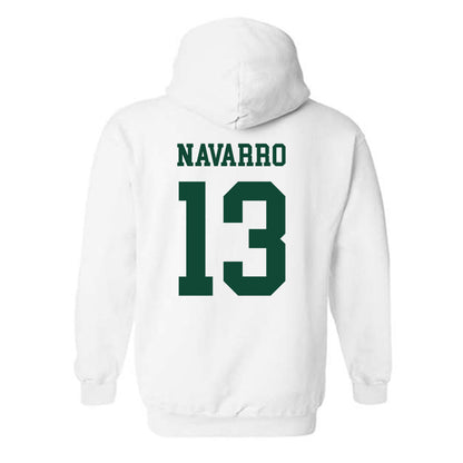 Ohio - NCAA Football : Parker Navarro - Sports Shersey Hooded Sweatshirt-1