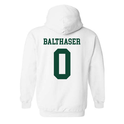 Ohio - NCAA Women's Swimming & Diving : Stephanie Balthaser - Sports Shersey Hooded Sweatshirt-1