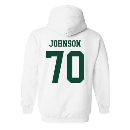 Ohio - NCAA Football : JJ Johnson - Sports Shersey Hooded Sweatshirt-1