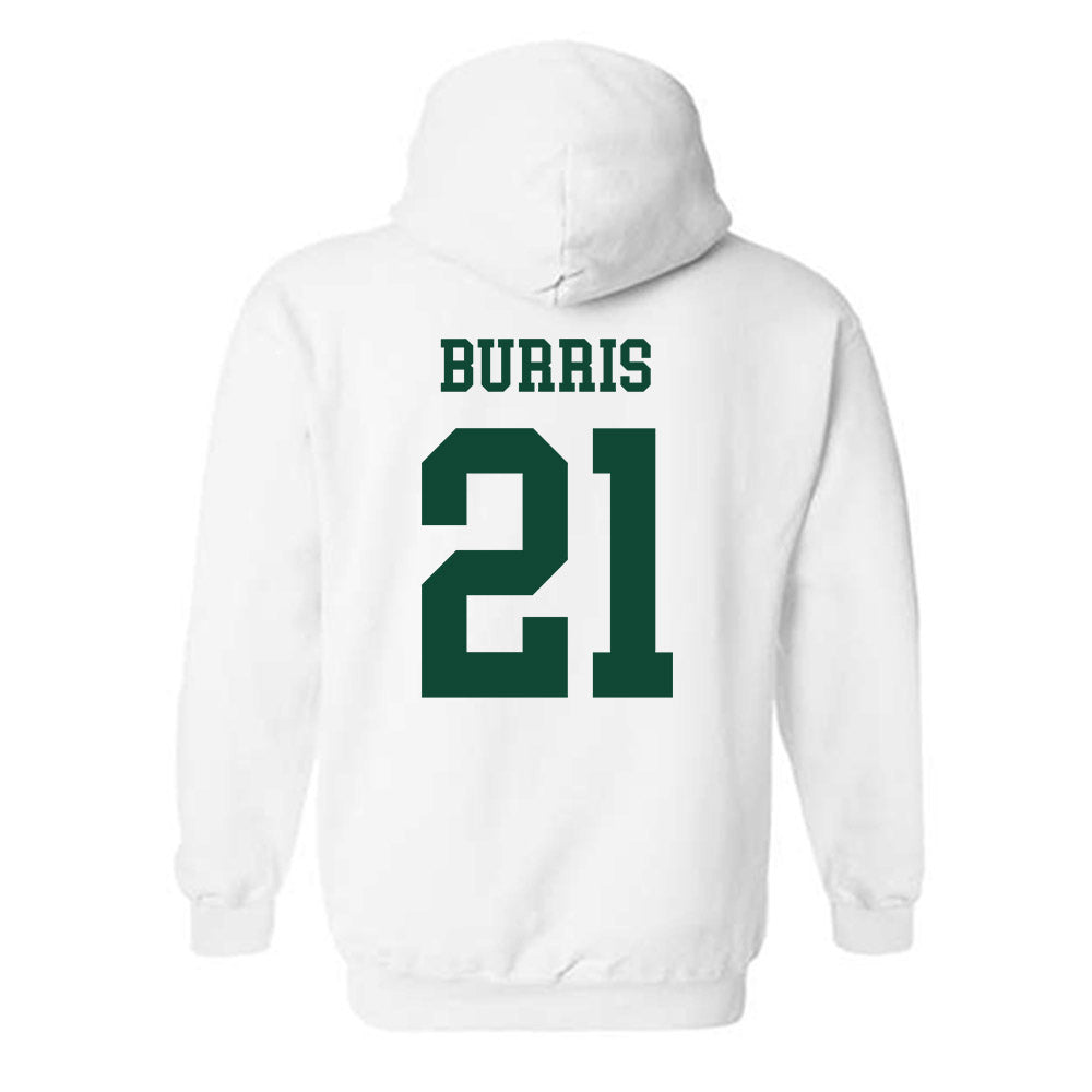 Ohio - NCAA Men's Basketball : Jesse Burris - Sports Shersey Hooded Sweatshirt