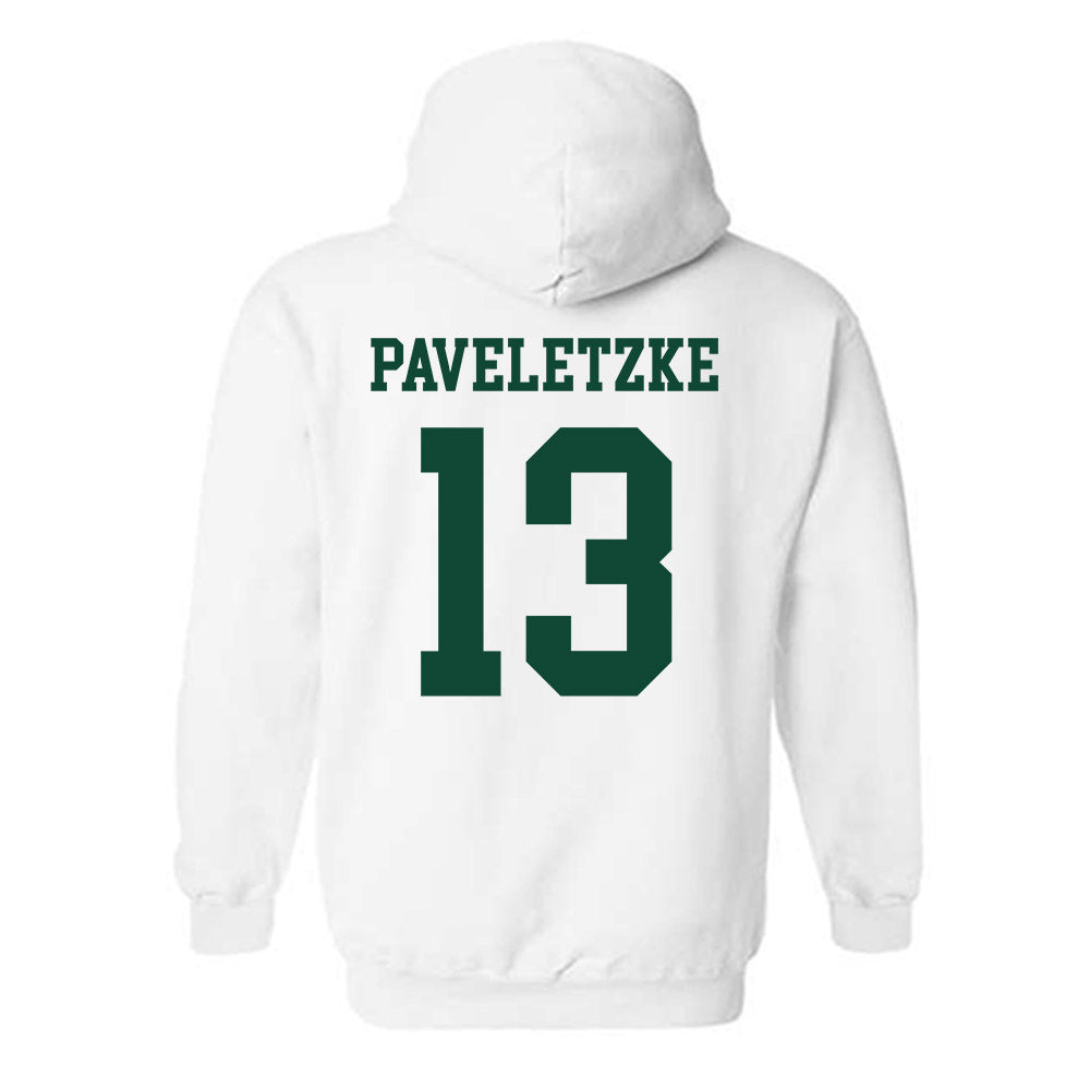 Ohio - NCAA Men's Basketball : Jackson Paveletzke - Sports Shersey Hooded Sweatshirt-1