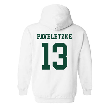 Ohio - NCAA Men's Basketball : Jackson Paveletzke - Sports Shersey Hooded Sweatshirt-1