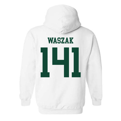 Ohio - NCAA Wrestling : Aidan Waszak - Sports Shersey Hooded Sweatshirt-1