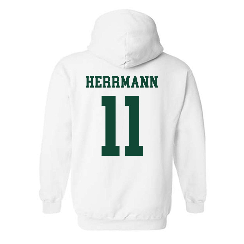 Ohio - NCAA Football : Evan Herrmann - Sports Shersey Hooded Sweatshirt-1