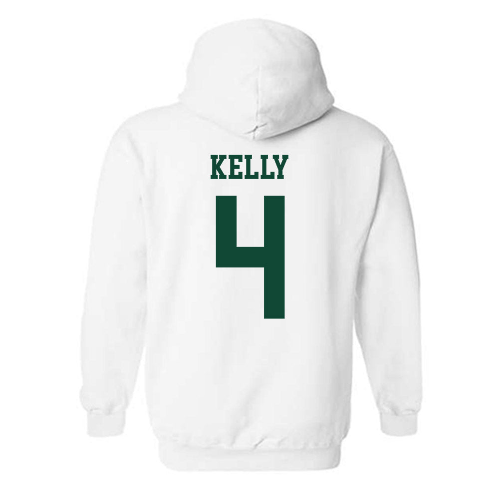 Ohio - NCAA Men's Basketball : JJ Kelly - Sports Shersey Hooded Sweatshirt-1