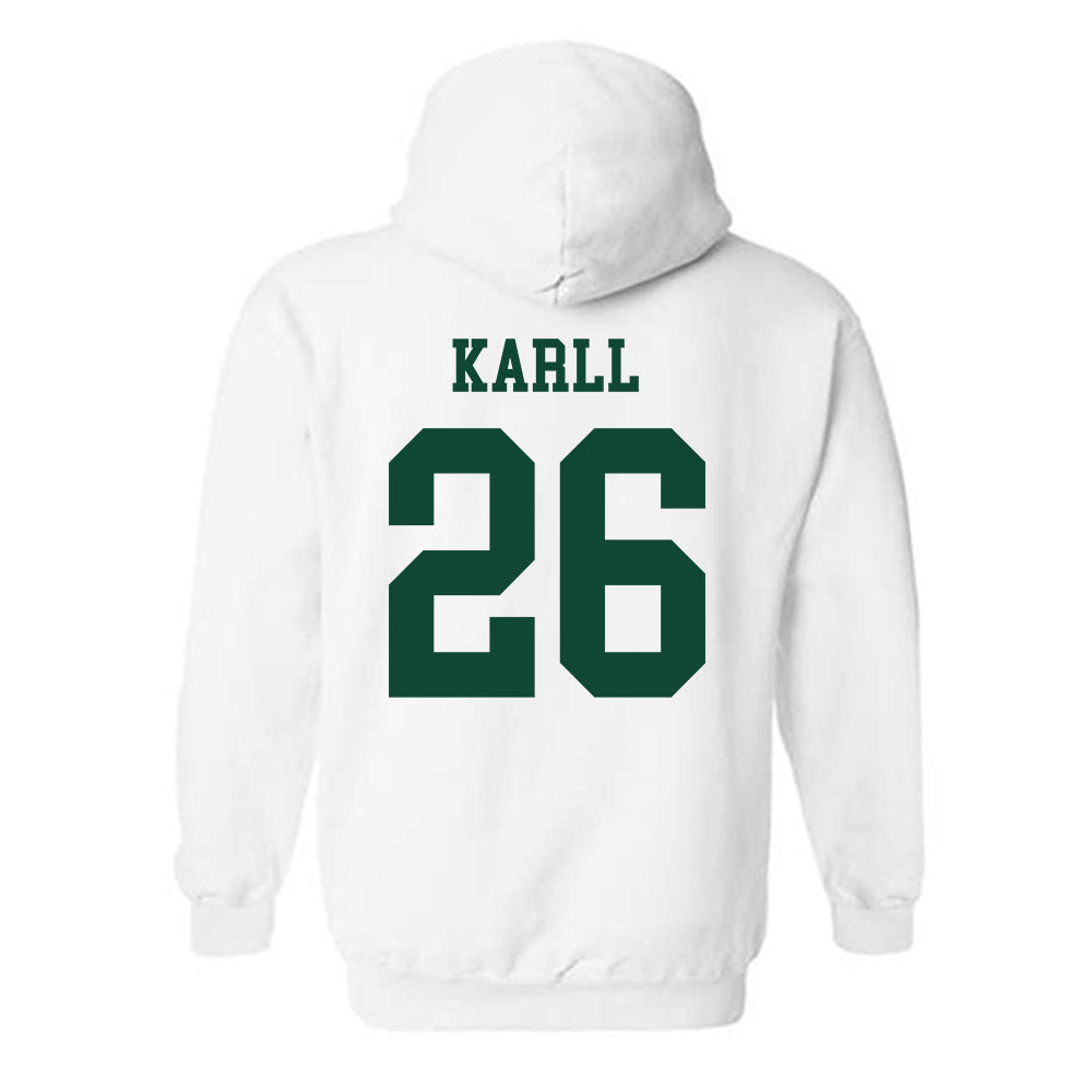 Ohio - NCAA Baseball : Caleb Karll - Sports Shersey Hooded Sweatshirt-1