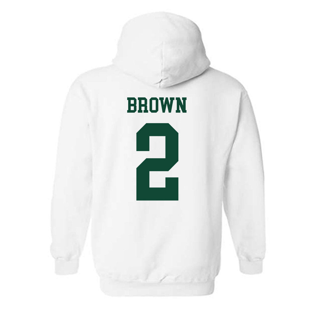 Ohio - NCAA Men's Basketball : Miles Brown - Sports Shersey Hooded Sweatshirt