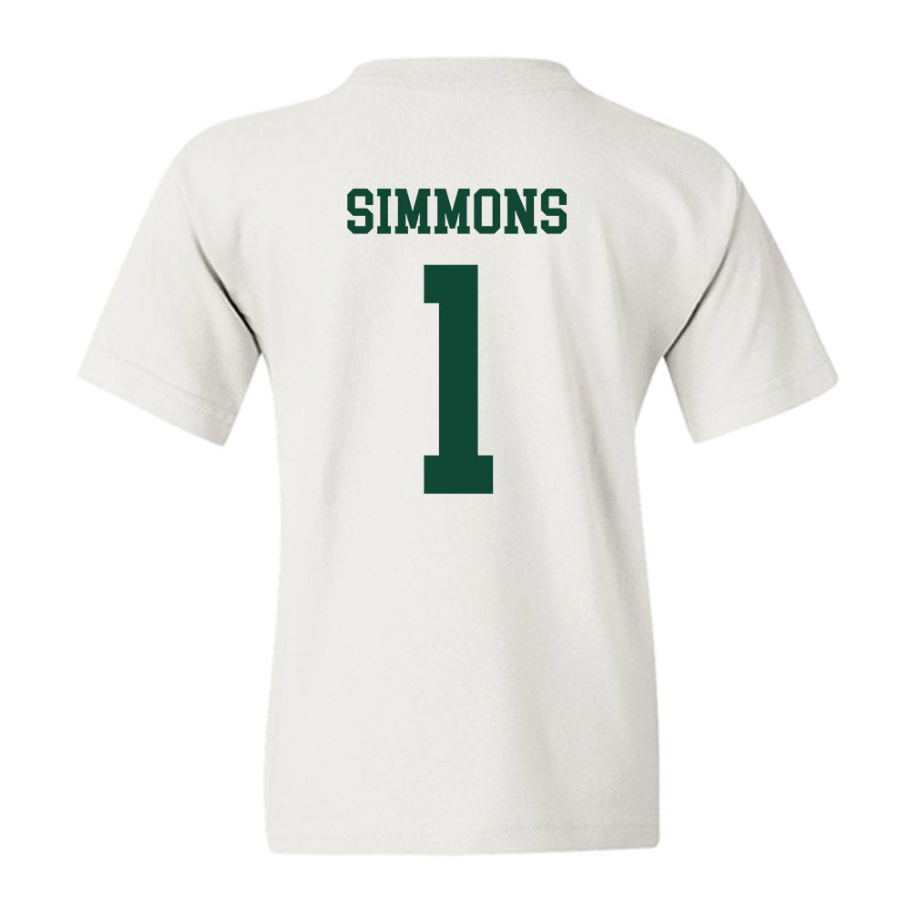 Ohio - NCAA Men's Basketball : Javan Simmons - Sports Shersey Youth T-Shirt-1