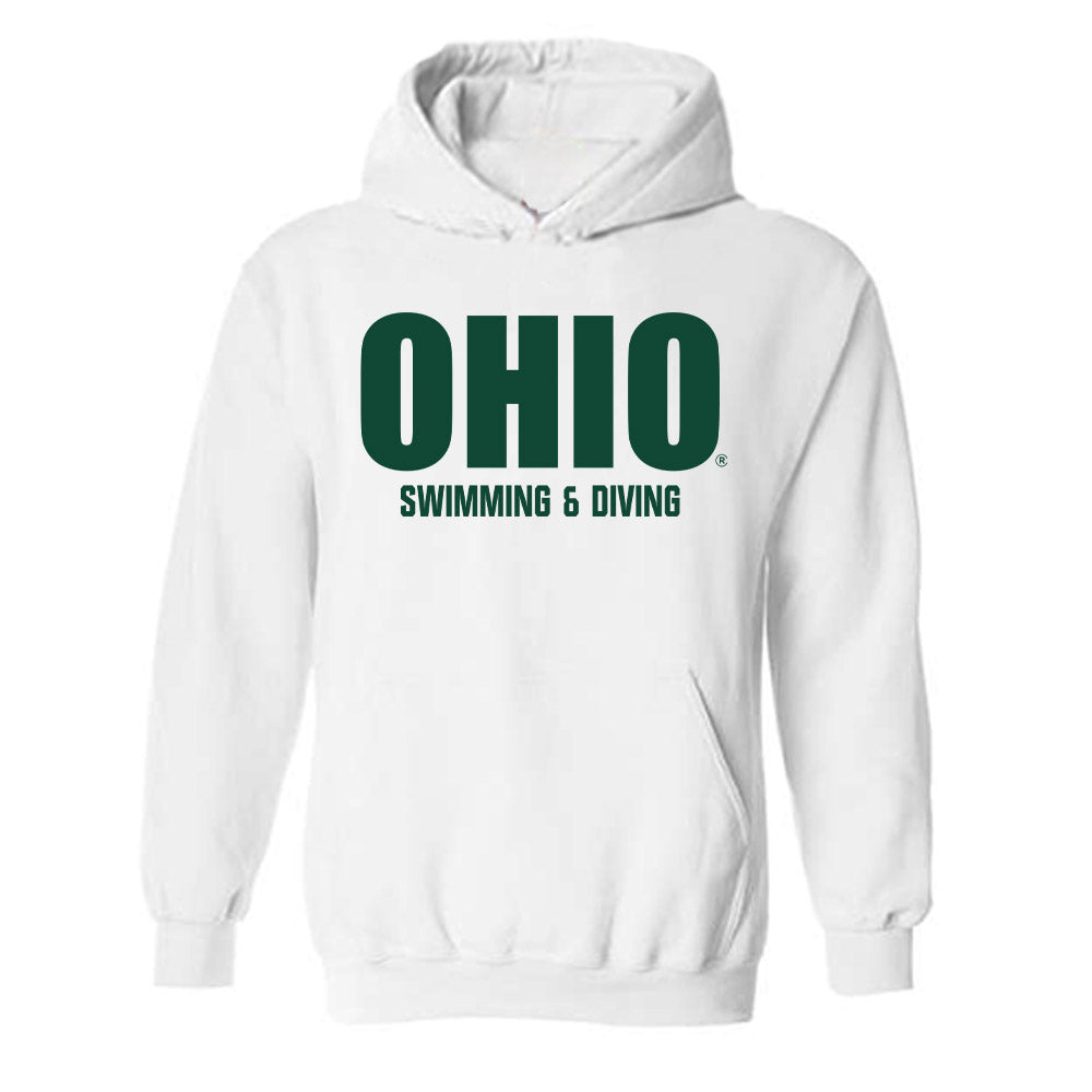 Ohio - NCAA Women's Swimming & Diving : Stephanie Balthaser - Sports Shersey Hooded Sweatshirt-0