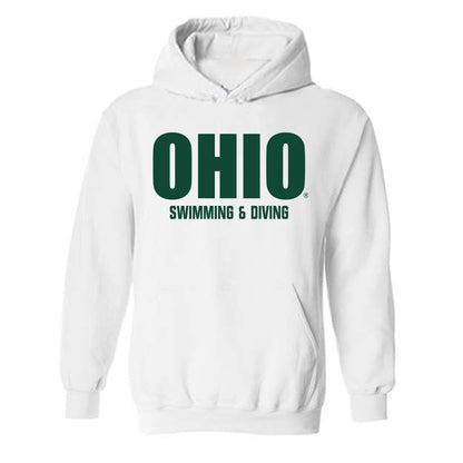 Ohio - NCAA Women's Swimming & Diving : Alyssa Kiszczak - Sports Shersey Hooded Sweatshirt-0