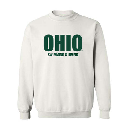 Ohio - NCAA Women's Swimming & Diving : Stephanie Balthaser - Sports Shersey Crewneck Sweatshirt-0