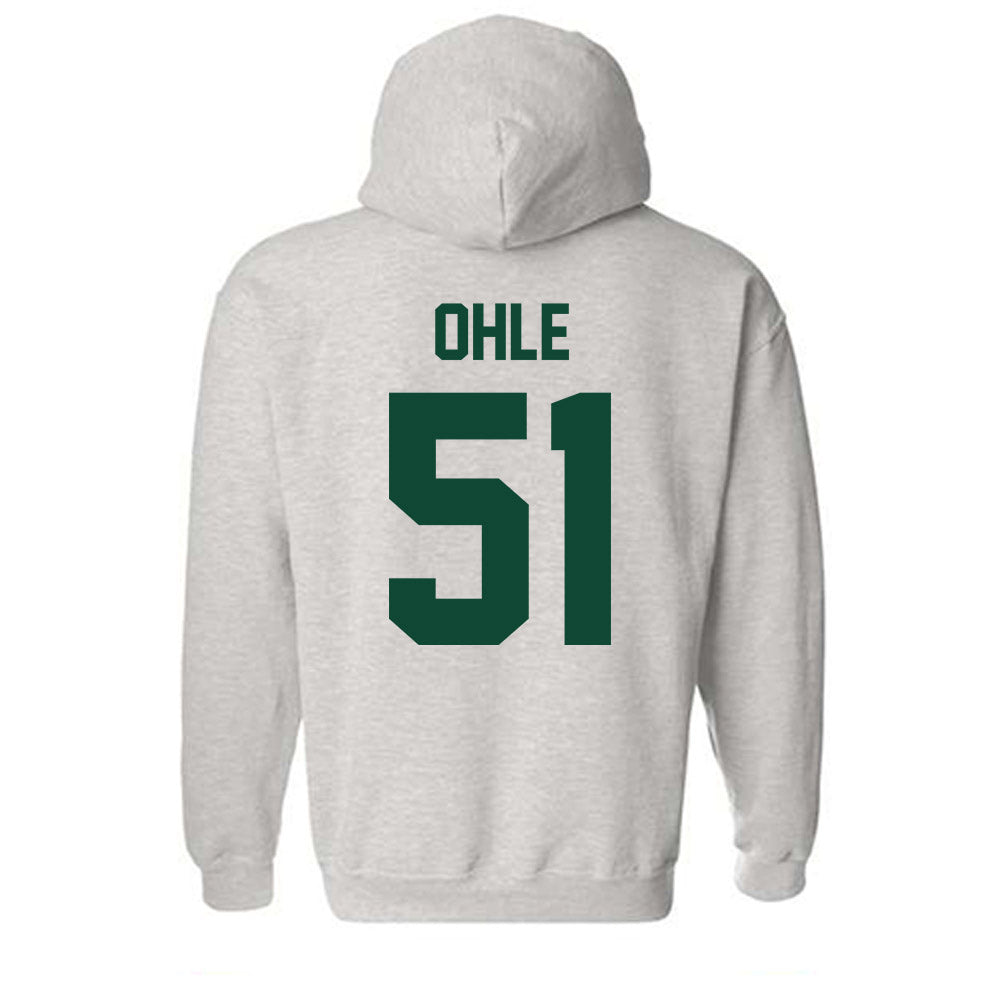 Ohio - NCAA Football : Maverick Ohle - Sports Shersey Hooded Sweatshirt-1