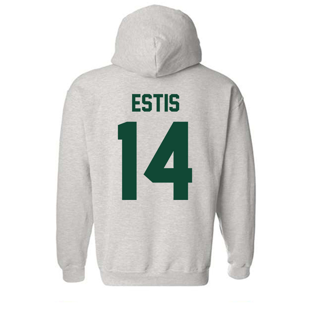 Ohio - NCAA Men's Basketball : Ben Estis - Sports Shersey Hooded Sweatshirt