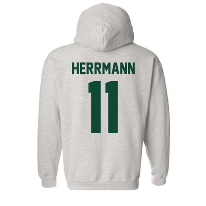 Ohio - NCAA Football : Evan Herrmann - Sports Shersey Hooded Sweatshirt-1