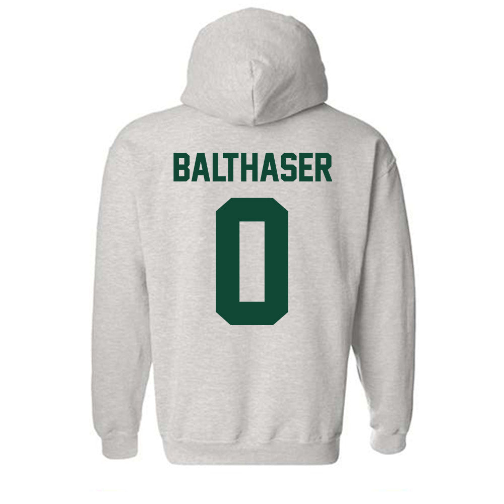 Ohio - NCAA Women's Swimming & Diving : Stephanie Balthaser - Sports Shersey Hooded Sweatshirt-1