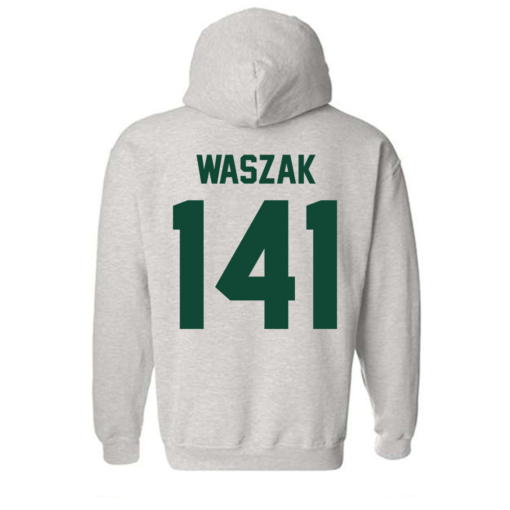 Ohio - NCAA Wrestling : Aidan Waszak - Sports Shersey Hooded Sweatshirt-1