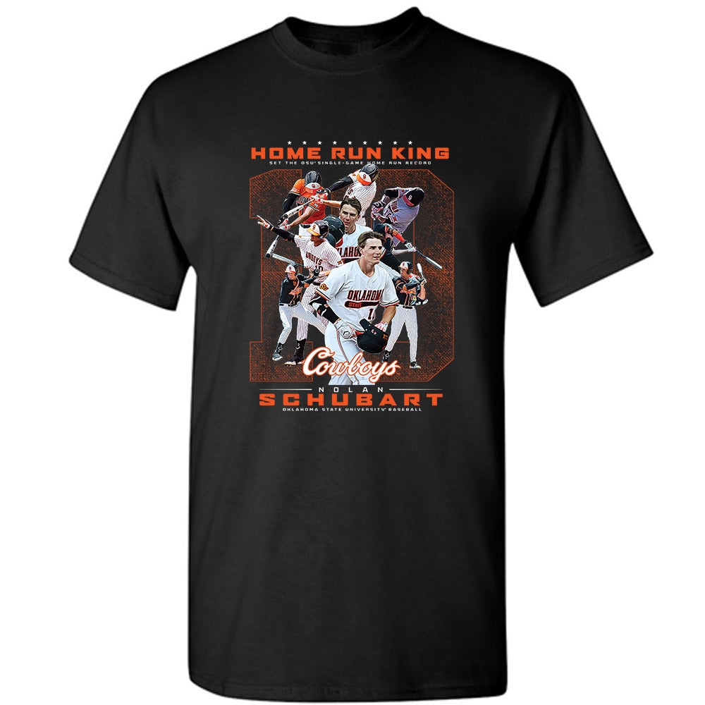 Oklahoma State - NCAA Baseball : Nolan Schubart -  T-Shirt Individual Caricature