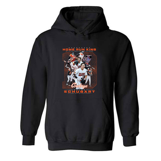 Oklahoma State - NCAA Baseball : Nolan Schubart -  Hooded Sweatshirt Individual Caricature