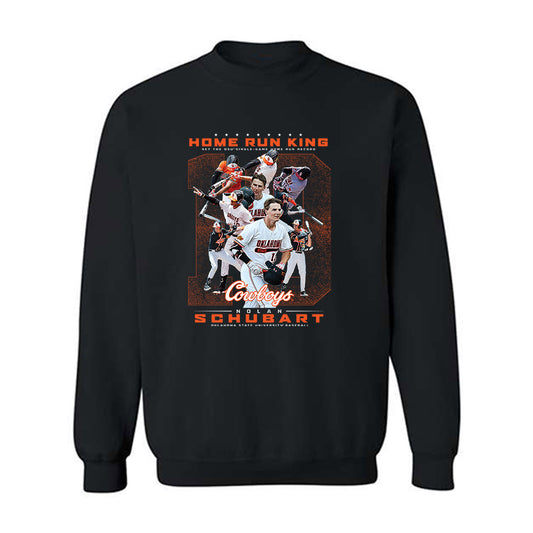 Oklahoma State - NCAA Baseball : Nolan Schubart -  Crewneck Sweatshirt Individual Caricature