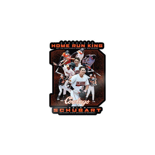 Oklahoma State - NCAA Baseball : Nolan Schubart -  Sticker Individual Caricature