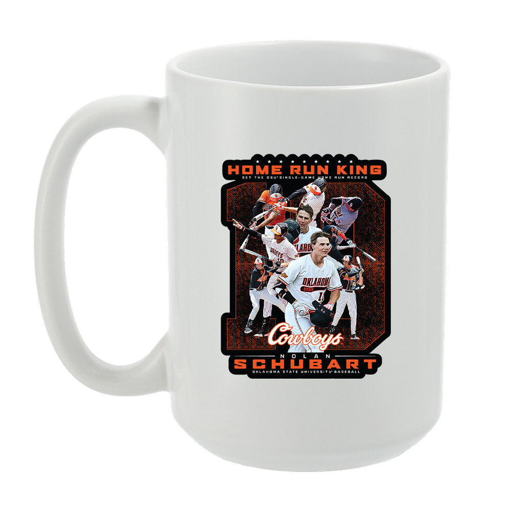 Oklahoma State - NCAA Baseball : Nolan Schubart -  Coffee Mug Individual Caricature