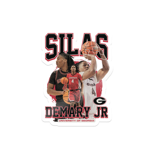 Georgia - NCAA Men's Basketball : Silas Demary Jr - Player Collage Sticker-0