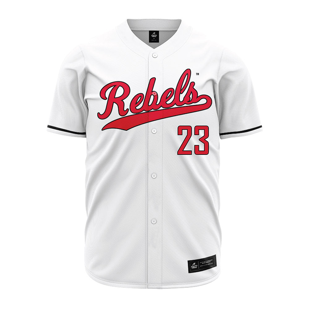 UNLV - NCAA Baseball : Gunnar Myro - White Jersey-0