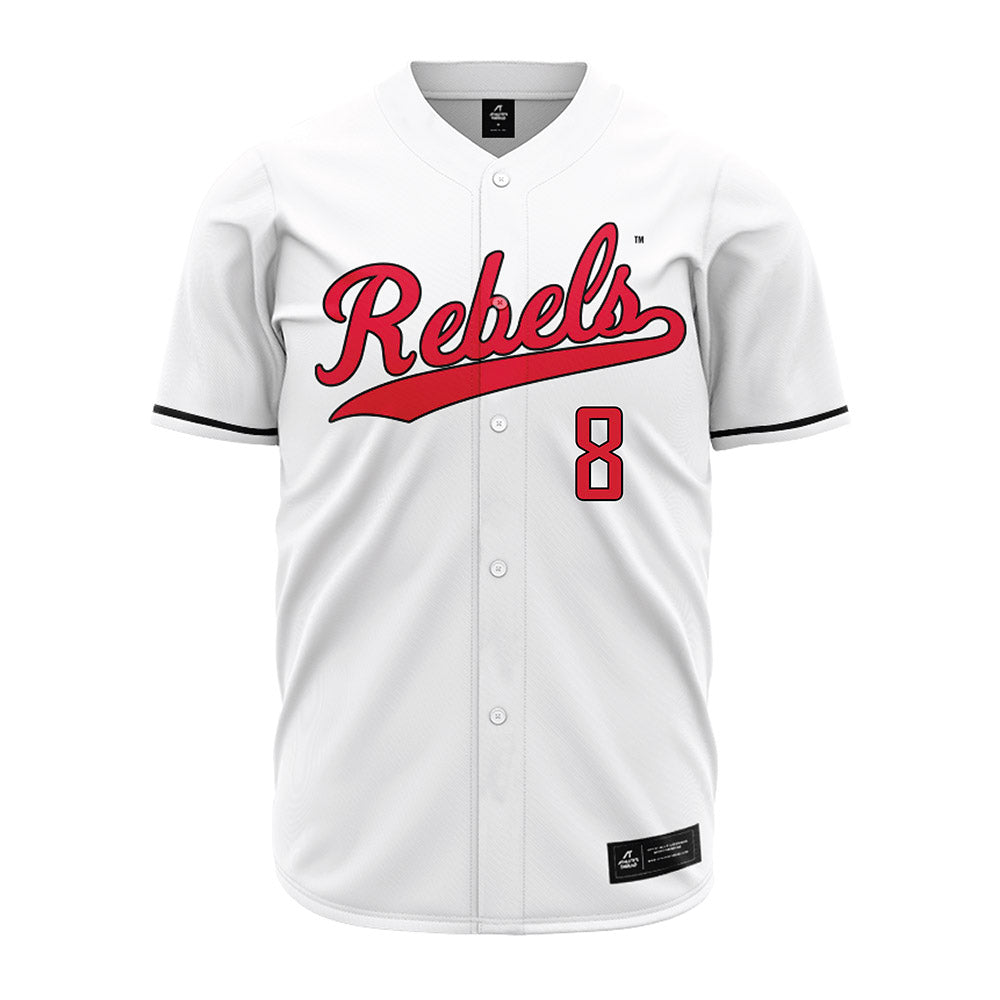 UNLV - NCAA Baseball : Kevin Smith - White Jersey-0