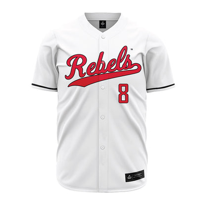 UNLV - NCAA Baseball : Kevin Smith - White Jersey-0
