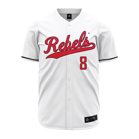 UNLV - NCAA Baseball : Kevin Smith - White Jersey-0