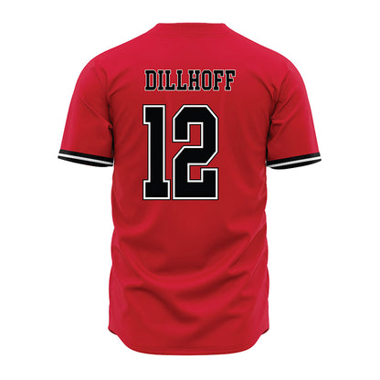 UNLV - NCAA Baseball : Parker Dillhoff - Red Jersey-1