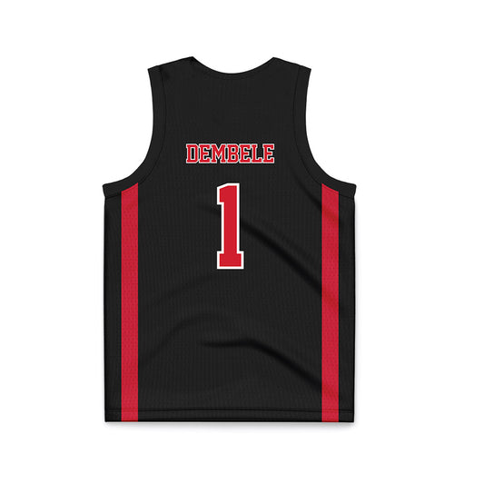 UNLV - NCAA Men's Basketball : Ladji Dembele - Black Basketball Jersey-0