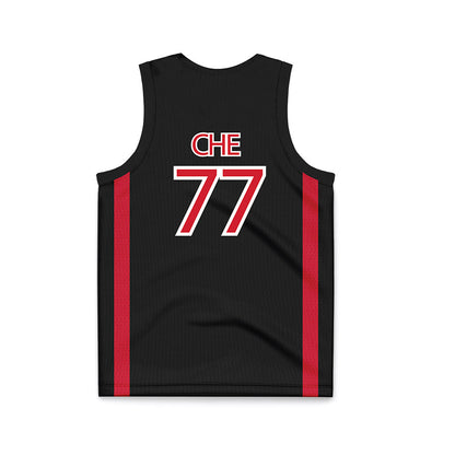 UNLV - NCAA Men's Basketball : Myles Che - Black Basketball Jersey-1