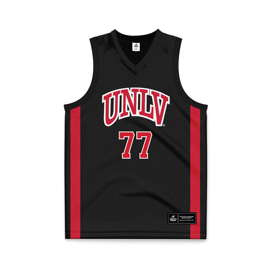 UNLV - NCAA Men's Basketball : Myles Che - Black Basketball Jersey-0