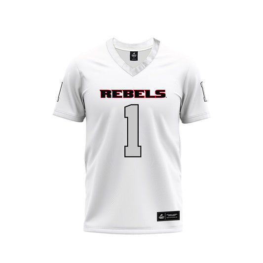 UNLV - NCAA Football : Chief Borders - White Football Jersey-0