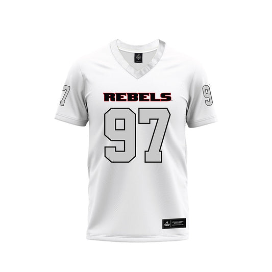 UNLV - NCAA Football : Cory Hall - White Football Jersey-0