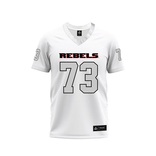 UNLV - NCAA Football : Tazia Jackson - White Football Jersey-0