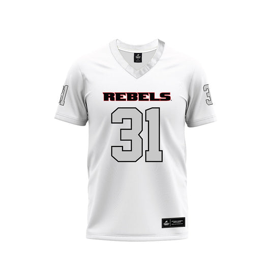 UNLV - NCAA Football : Yasir Muhammad - White Football Jersey-0