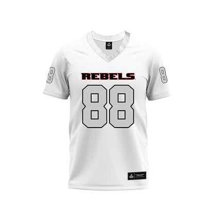 UNLV - NCAA Football : Jacob Beza - White Football Jersey-0