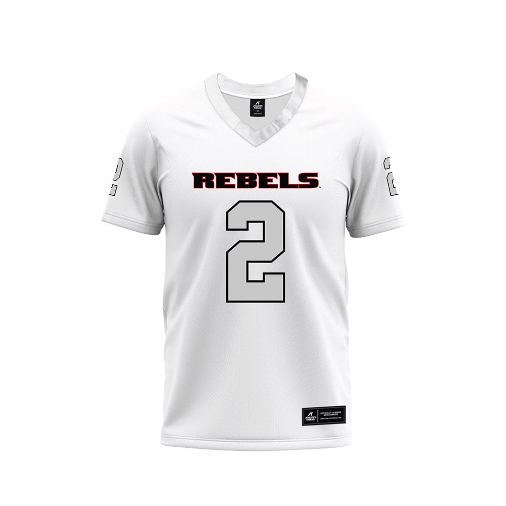 UNLV - NCAA Football : Denver Harris - White Football Jersey-0