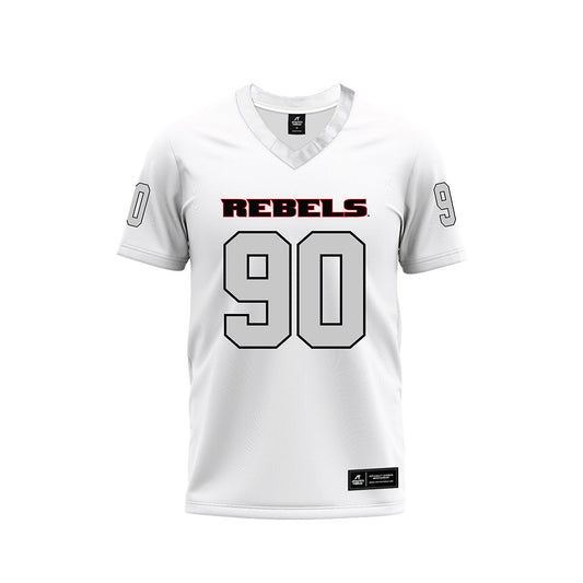 UNLV - NCAA Football : Eliah Logo - White Football Jersey-0