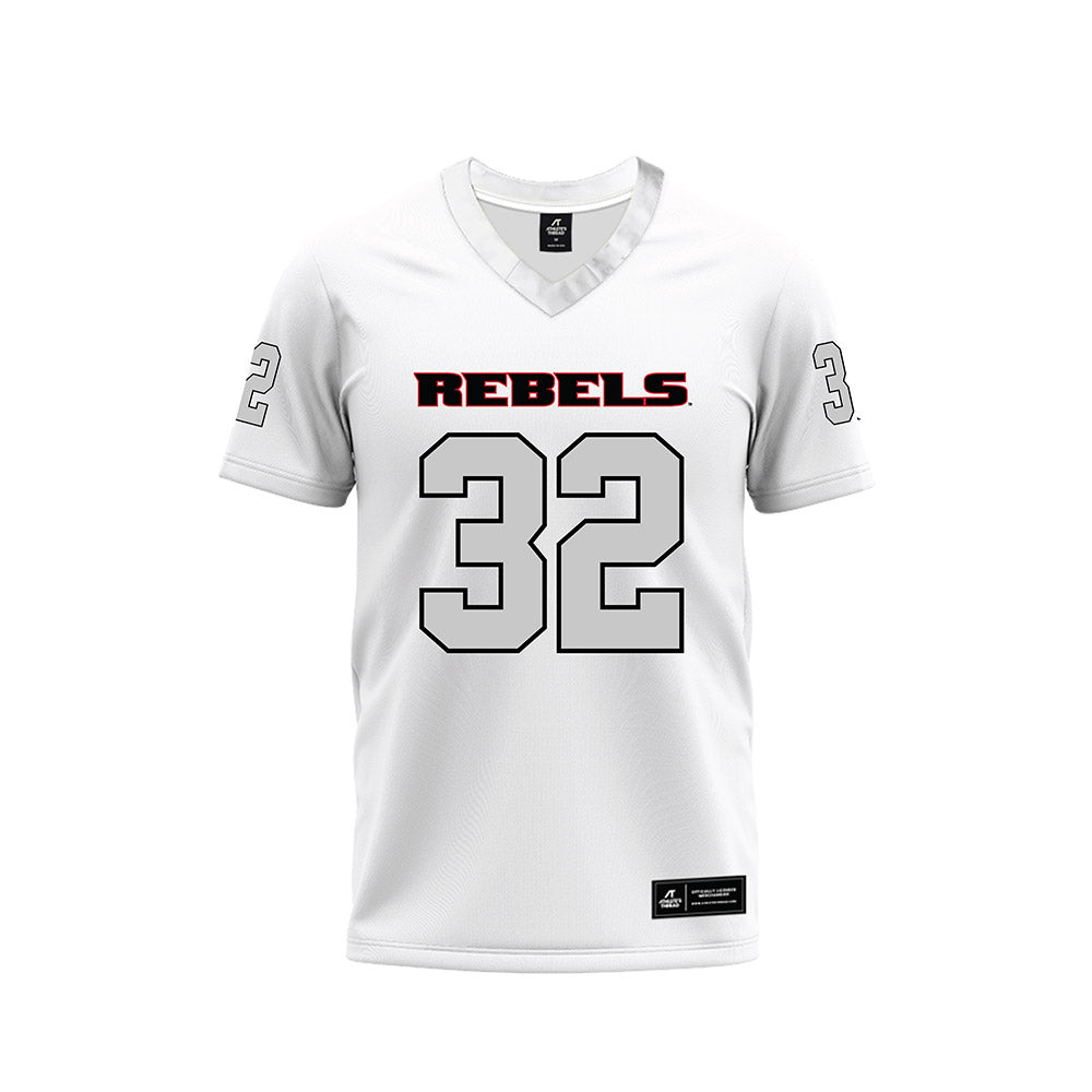 UNLV - NCAA Football : Ramon Villela - White Football Jersey-0