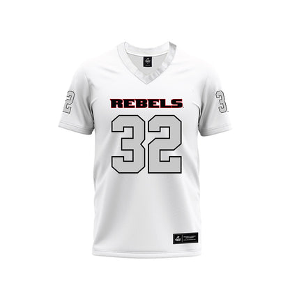 UNLV - NCAA Football : Ramon Villela - White Football Jersey-0