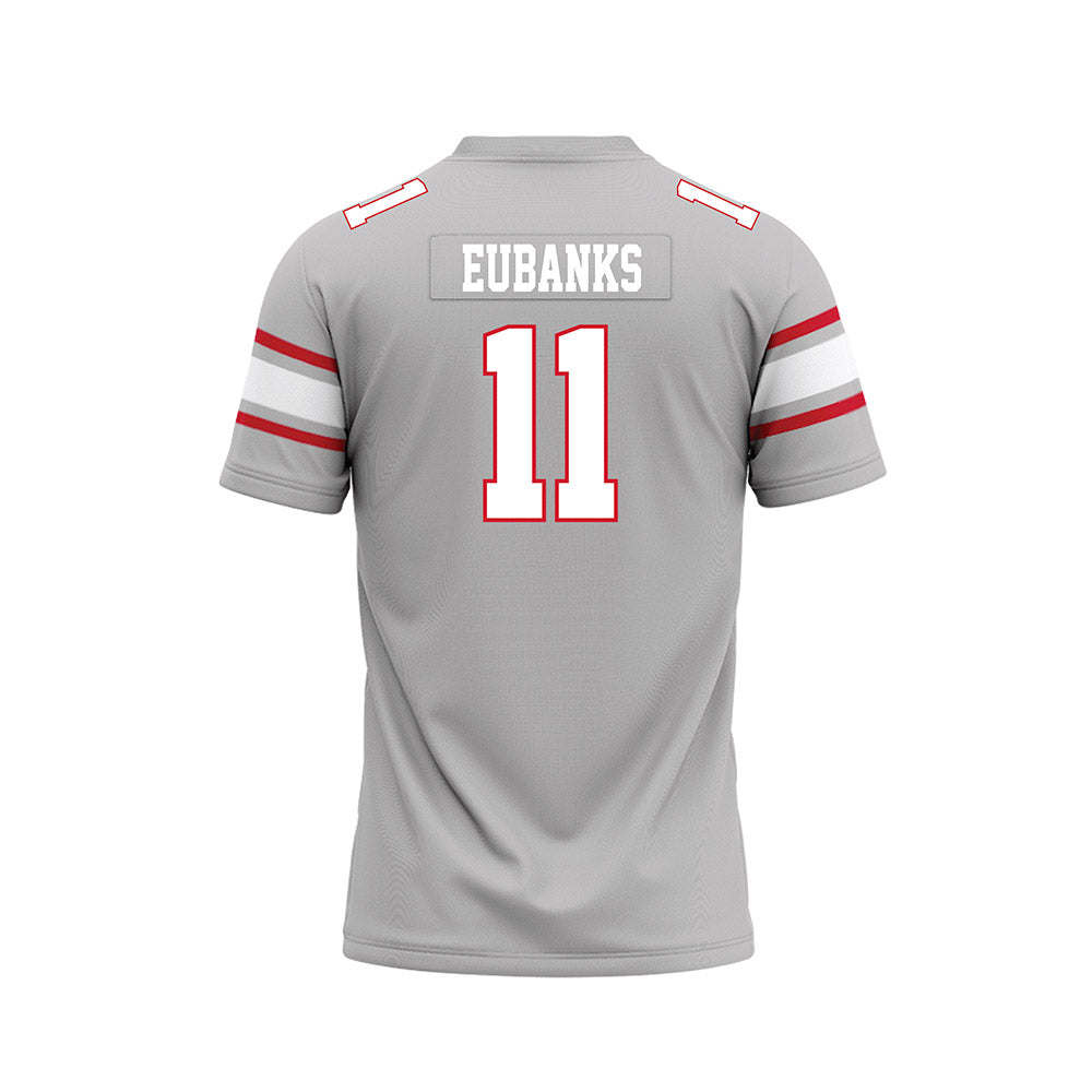 UNLV - NCAA Football : Jordan Eubanks - Grey Football Jersey-1
